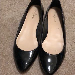 Cole Haan patent flats